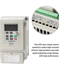 Heavy Duty 4kW 220V Variable Frequency Drive Inverter For Single To Three Phase Motors with control interface and ports