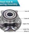 Front Wheel Bearing Hub Assembly 950-001 515201 Kit For Lexus GX460 GX470 Toyota 4Runner FJ Cruiser And Tacoma Front Left Right