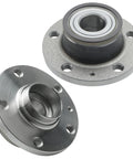 Rear Wheel Hub Bearing Assembly For 2005 To 2018 Volkswagen Jetta And 2006 To 2019 Passat, 5 Bolt Rear Hub With ABS Encoder