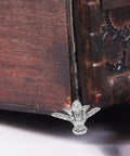 20 Pack Vintage Silver Jewelry Box Legs Zinc Alloy With Screws Easy To Install For Wooden Jewelry Boxes Decor Detail