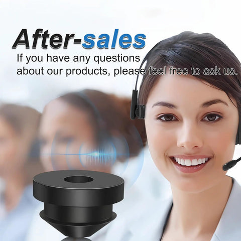 Customer service with Cable Railing Kit Rubber Grommets Dope Protector Sleeve Black One Eighth Inch Post Protectors image