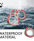 30 Piece Car AC Gasket And Compressor Repair Washer Assortment Kit With Rust Proof Sealing O Ring Set For Universal Air Conditioning System Maintenance, waterproof red rubber seals in water.