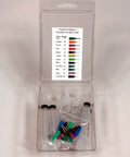 Precision Glue Syringe For Flatback Rhinestones And Hobby Crafts, 5 mL With 15 Gauge Orange Tip, Value Pack Of 10 Open Box View