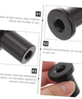 Heavy Duty Barn Door Hardware Kit With Track Spacers 5 Pack Replacement Spacers For Sliding Barn Doors high-carbon steel close-up