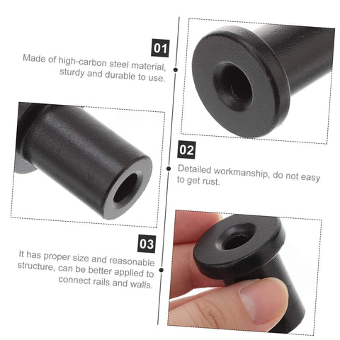 Heavy Duty Barn Door Hardware Kit With Track Spacers 5 Pack Replacement Spacers For Sliding Barn Doors high-carbon steel close-up