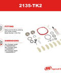 Tune Up Kit for 2135 Series One Half Inch Impact Wrenches 2135 TK2 Replacement Parts Set Includes Seals O Rings Springs Valves