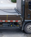 Hand Crank Tarp Roller Kit For 64 To 104 Inch Wide Dump Trucks And Trailers installed on truck bed