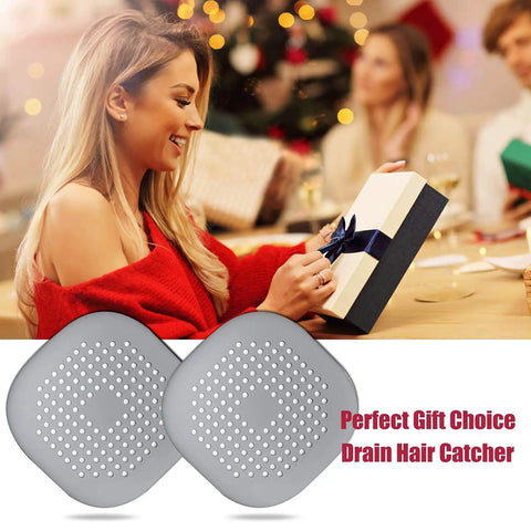 Total No Sweat Setup Square Shower Drain Hair Catcher With Ridiculously Good Suction 4 Pack Aluminium Grey Bathroom Reusable Cover Keeps Grime Out Of Pipes