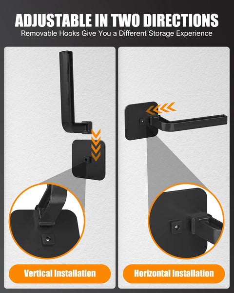 Level Up Your Setup With This Dope 4 Pack Hat Rack Set Featuring Super Strong Adhesive Wall Hooks L Shaped Design For Baseball Caps Keep Your Collection Looking Clean And Tidy With No Drill Installation That Works Like A Charm Black Acrylic Finish Fits