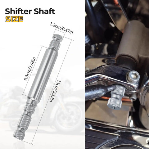 Harley Davidson Shifter Shaft 33709-82A Replacement For Electra Glide Road King Road Glide Street Glide Tour Glide And Tri Glide 1983 To 2016 Premium 40Cr Steel Heavy Duty Construction installed