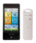Color Weather Station With Forecast, Temperature, Humidity, And Backyard Sensor Data, Self Calibrating Forecasting, Intelli Time Clock With Daylight Saving Time, 433 MHz Signal Reaching Through Walls For Reliable Indoor Outdoor Readouts