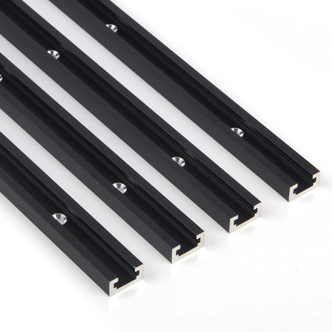 12 Inch T Track Kit 40 Pack For Woodworking With Double Cut Universal T Tracks Predrilled Mounting Holes And Hold Down Clamps