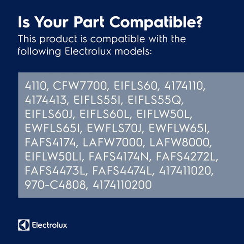 Compatible Electrolux models list for Washer Water Inlet Valve 134637810 Replacement Part For Washing Machines Easy Install