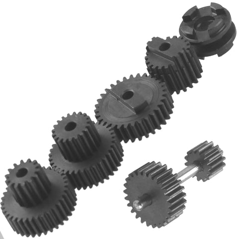 Built Tough Steel Gearbox Kit For Dual Speed Transmission Swap Compatible With WPL B1 B14 B24 B16 B36 C14 C24 1/16 Scale Rc Car smooth steel gears