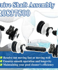 Drive Shaft Assembly Tool Kit R0837500 Compatible For P40 Sport Pool Cleaner Replacement Parts Set image