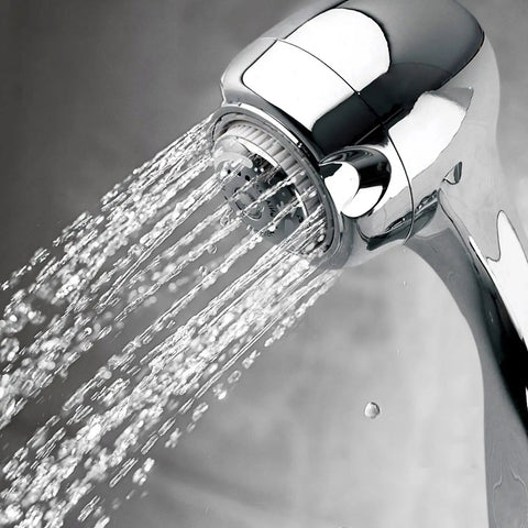 Earth Spa 3-Spray Handheld Shower Head 1.5 GPM Chrome Wall Mount With 2.7-Inch Face 1 Pack Pressure Compensation Technology Water-Saving
