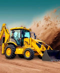 All In One Backhoe Loader With Multi Functional Cab And Excavator Attachments For Digging And Demolition Workhorse Earth Moving Machine