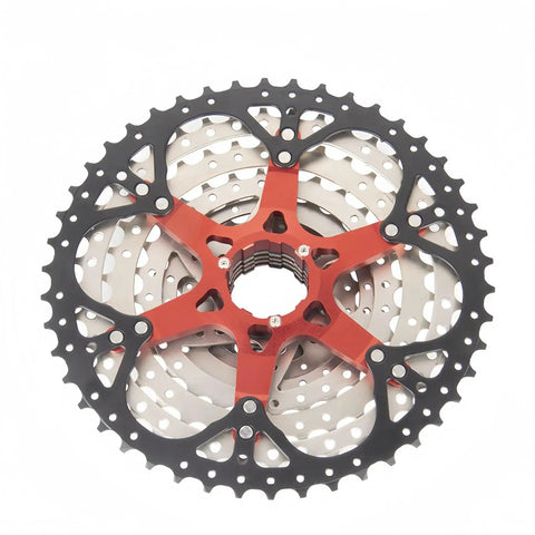 Bike Cassette 10 Speed Wide Range For Mountain And Road Bikes With 11-50T 11-46T Nickel Plated High Strength Steel