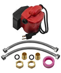 Straight Up Replace Grundfos Hot Water Circulator Pump Up15 10Su7P TLC 115 Volt 25 Watt Heavy Duty Hydronic Pump with hoses and fittings