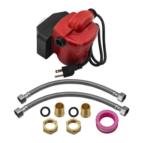 Straight Up Replace Grundfos Hot Water Circulator Pump Up15 10Su7P TLC 115 Volt 25 Watt Heavy Duty Hydronic Pump with hoses and fittings