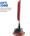 Multi Purpose Commercial Orbital Floor Cleaner For Hard Floors And Carpets, Random Orbital Drive, 50 Foot Cord, side view