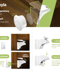 Magnetic Cabinet Locks For Baby Proofing And Child Safety No Screws Or Tools Needed Easy Install With 3M Adhesive 12 Pack With 2 Keys Multi Purpose Latches For Cabinets Drawers And More showing lock mechanism and key operation.