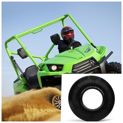 Bevel Gear Oil Seal Replacement For Kawasaki Brute Force Teryx 650 750 KFX700 Prairie 360 650 700 shown with ATV.