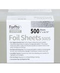 Box of Embossed Pre-Cut Hair Foil Sheets In Pop-Up Dispenser, 5W X 10.75L, 500-Count, Pro-Grade Aluminum Foil