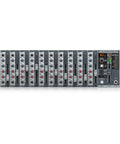 Front view of Premium 12 Input Rack Mount Mixer With XENYX Mic Preamps And British Style EQs Plus Studio Quality Multi FX Processor.