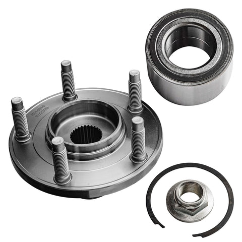Front Wheel Bearing Hub Assembly for Ford Escape 2001-2012, Mazda Tribute 2001-2011, Mercury Mariner 2005-2011, 5 Lug, Non ABS