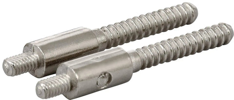 Screws included with Floating 5 Inch Black Zinc Die Cast Address Number for flush or floating mount installation.