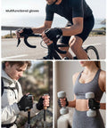 Dope Bike Gloves For Men And Women With Anti Slip Shock Absorbing Pad Breathable Lycra Mesh Back For Cycling Gym Motorcycle Hiking