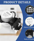 Upgraded High Torque Washer Shift Actuator Compatible With W11481722 And W10913953 Washing Machine Cycle Selector Motor Replaces 49Tyz E120A1 showing detailed view of motor and housing.