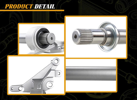 Honda Odyssey Pilot CV Intermediate Shaft Replacement 2005 2006 2007 Easy Install Be Ready to Roll Replaces 44500SJKJ00 axle half shaft, steel