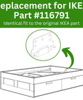 Heavy Duty Replacement Mounting Plates Hella Durable Steel For Bed Frame Hardware Compatible With Ikea Part 116791 on bed frame.