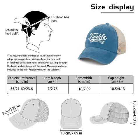 Cool Uncle Club EST 2026 Like A Dad But Cooler Mesh Snapback Hat For Women adjustable size display in lake blue