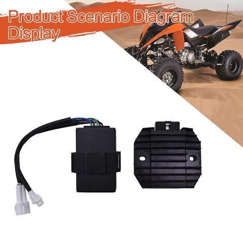 CDI Box And Voltage Regulator Rectifier Replacement Kit For Bayou 300 KLF300B ATV 1988 1989 1990 1991 Includes Part Numbers
