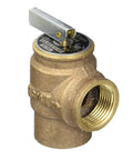 Conbraco 10-408-05 relief valve, brass body, top lever, side threaded inlet