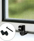 7/16 Inch Screen Clips 12 Pack for Storm Windows and Storm Doors shown with screws