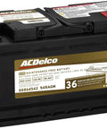 Gold Series 94R AGM Battery With 36 Month Warranty, Group 94R for cars and SUVs, featuring high-density negative paste and silver calcium alloy.