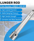 Quick Swap Plunger Rod 24B825 For 290Cc Airless Paint Sprayers Compatible With Xtreme X25 X45 Models viewed with details on precision and features.