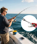 200 Pack Heavy Duty Fishing Snap Swivels Set With Dual Rolling Swivels For Ultra Smooth Spin And Anti Tangle Performance Type B Carbon Steel Lure Connectors Perfect For Freshwater And Saltwater Tackle on a fishing rod