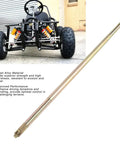 Beefy 40 Inch 23T Rear Live Axle Heavy Duty Steel Alloy With High Hardness For Go Karts ATVs Off Road Vehicles Four Wheelers Drift Trikes Durable Performance Upgrade showcased with a go-kart.