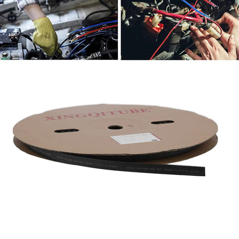 Get Ready To Crush It With This Premium Oumefar Heat Shrink Tube Roll Insulation Anti Leak Single Wall Kit For Wiring Automotive And Electronics Plus 100m Black 100m roll for car wiring