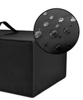 Close-up of Heavy Duty Waterproof Nylon Coffee Maker Cover for K-Supreme and K-Compact, dustproof with snug fit and water droplets visible.