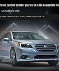 Silver Subaru Legacy 2015-2017 compatible with Beefed Up Alternator Replacement For Subaru Legacy And Outback 2015 2017 3.6L H6 Engines