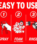 Foaming Wheel And Tire Cleaner For Cars Safe On Factory Coated Wheels Thick Foam Lifts Brake Dust And Grime Cleans Wheels And Tires At Once 24 Oz great for spray, foam, rinse steps