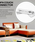 Heavy Duty Sectional Sofa Connectors 5 Pack Rust Resistant Steel Couch Brackets That Lock Down Tight For Modular Sofas