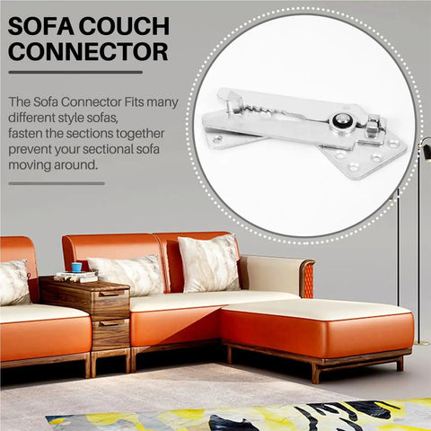 Heavy Duty Sectional Sofa Connectors 5 Pack Rust Resistant Steel Couch Brackets That Lock Down Tight For Modular Sofas