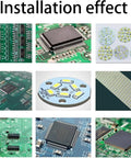 Installation effect of All-In-One Reflow Oven With Infrared Heater Soldering Machine For PCB Boards SMD SMT BGA Rework Hot Air Circulation Auto Preheat Soak Reflow Cooling 800W/1500W Power Microcomputer Control Easy Pro Soldering Workflow T-962A.